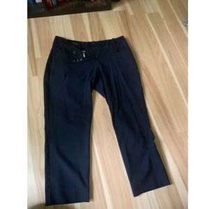 The Limited- crop dress pant- navy- size 6